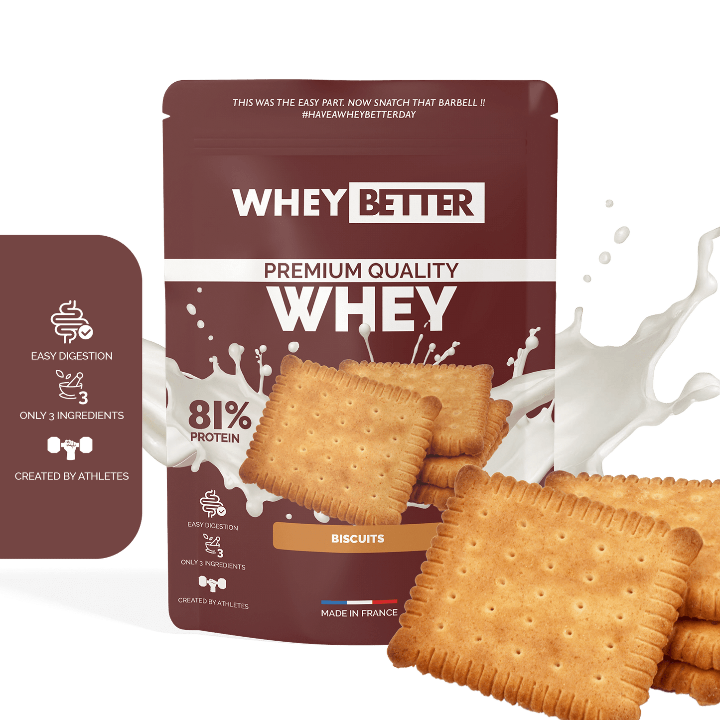 Whey - Biscuits - 500g